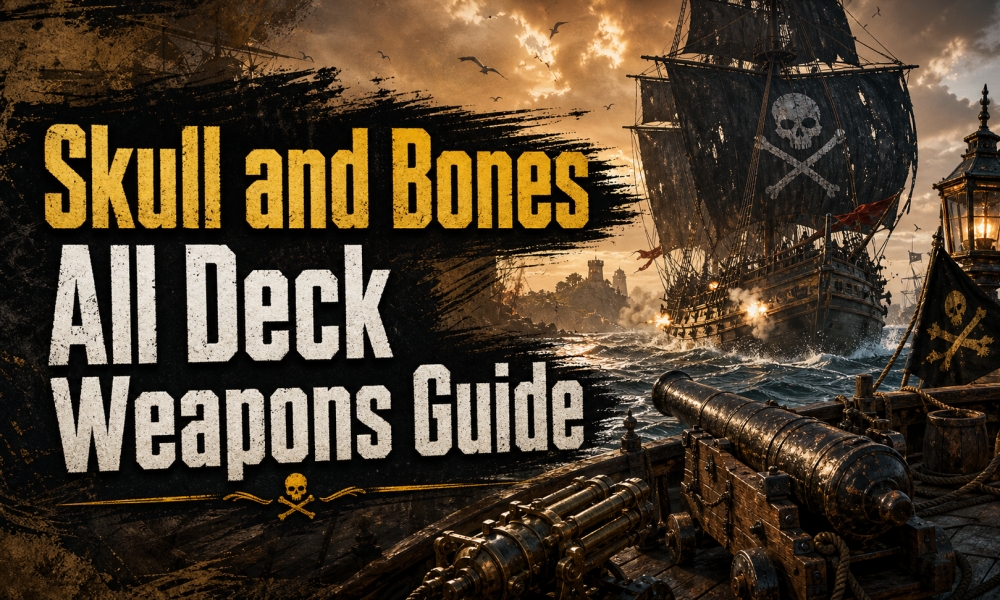 Skull and Bones All Deck Weapons Guide