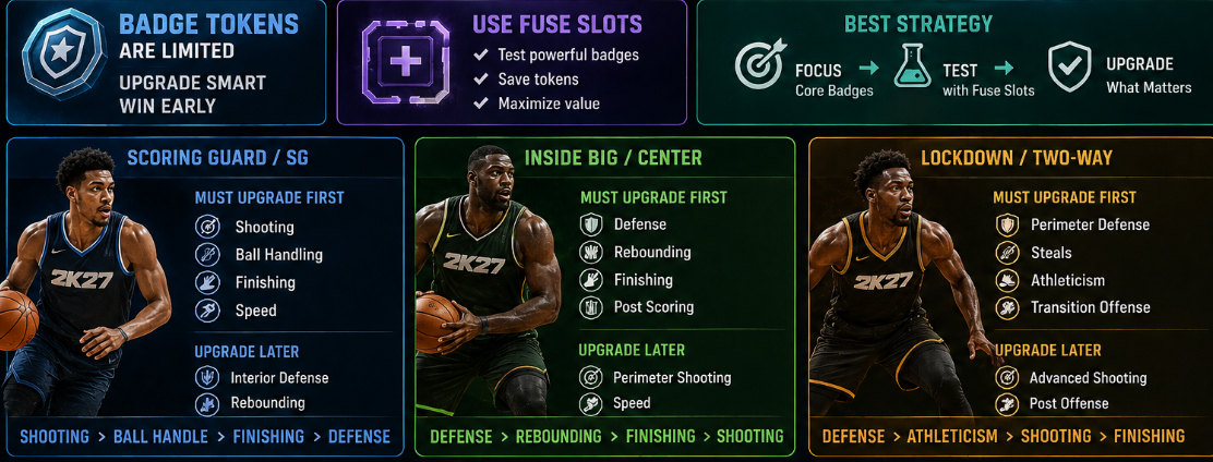 NBA 2K27 Badge Token Priority Guide for Early Game